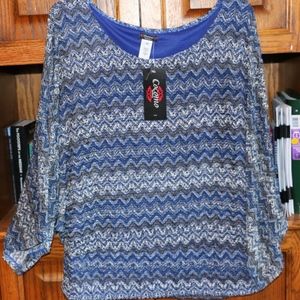 Cocomo Top 3X Herringbone Pattern